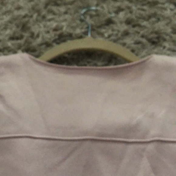 Blush pink blazer with ruffles and zipper, two pockets, Rickis, L, not worn - Picture 9 of 10